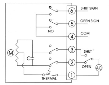 電動蝶閥接線圖2